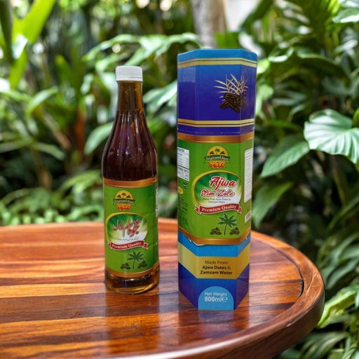 Slim Zole Fat Lose Syrup – 100% Organic | Made from Ajwa Dates & Abe Zam Zam | 800ml