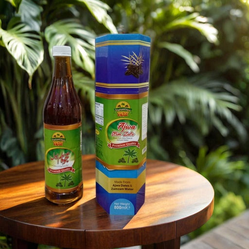Slim Zole Fat Lose Syrup – 100% Organic | Made from Ajwa Dates & Abe Zam Zam | 800ml